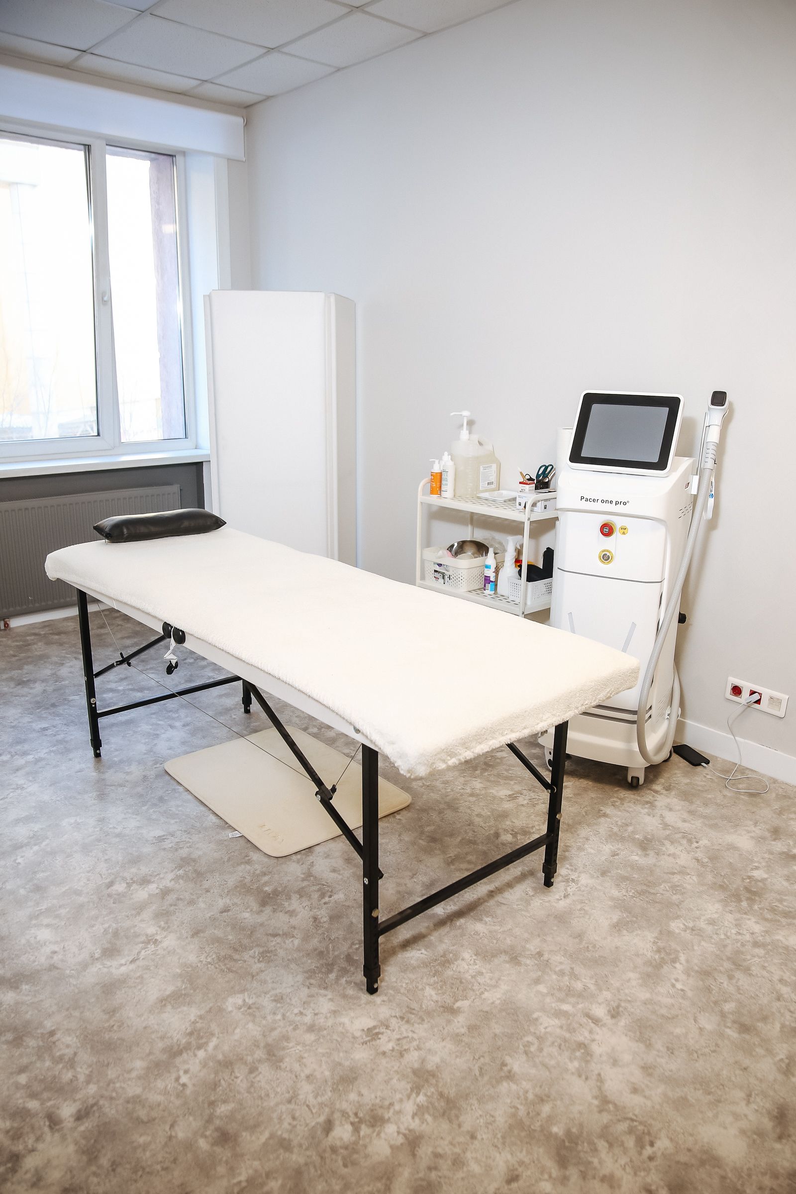 Кабинет и оборудование для лазерной эпиляции